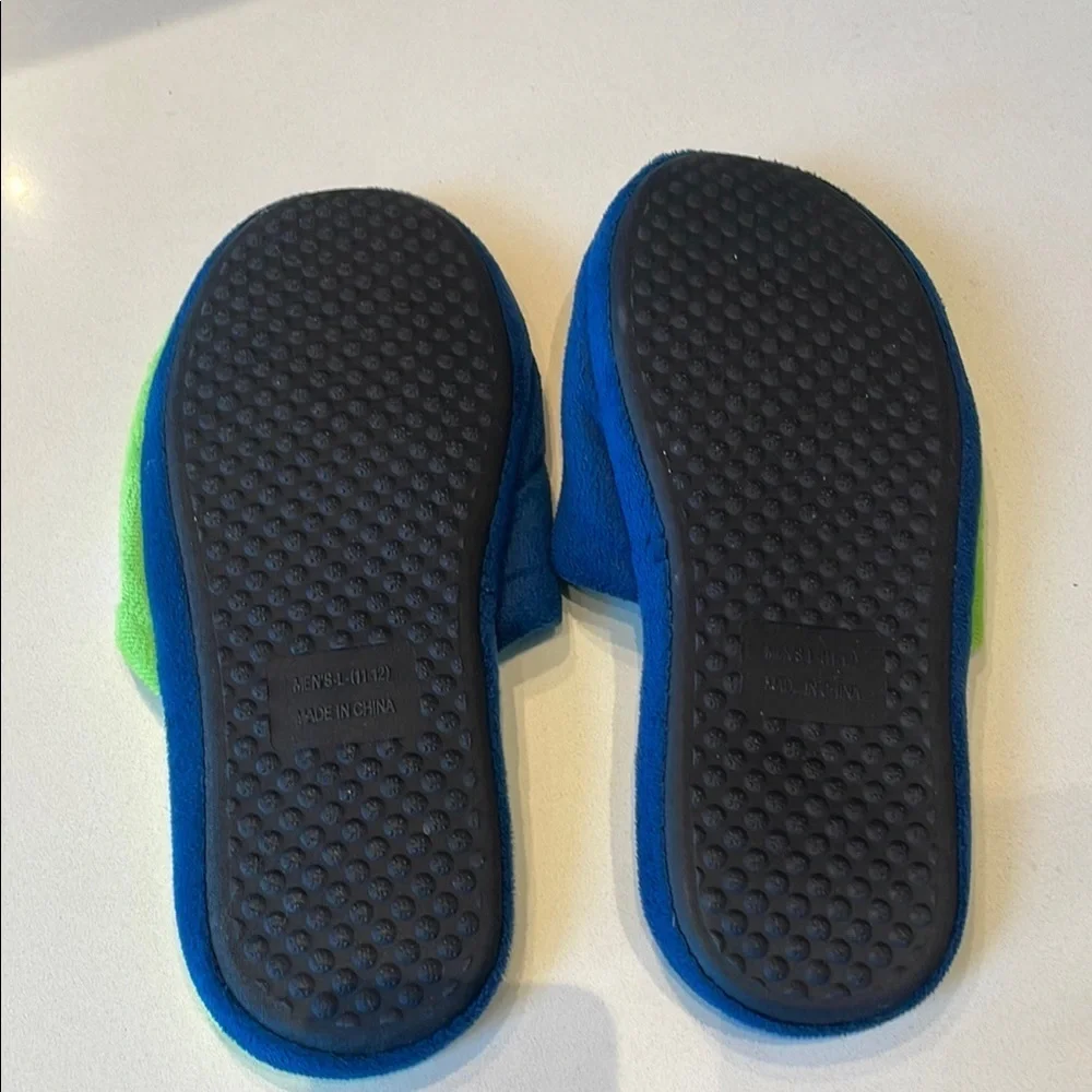 Forever Collectibles NFL Seattle Seahawks Rush Green Slippers, Size L (11-12)